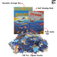 Pegasus Games & Puzzles Ocean World  Book + 100 Pieces Jigsaw Puzzle
