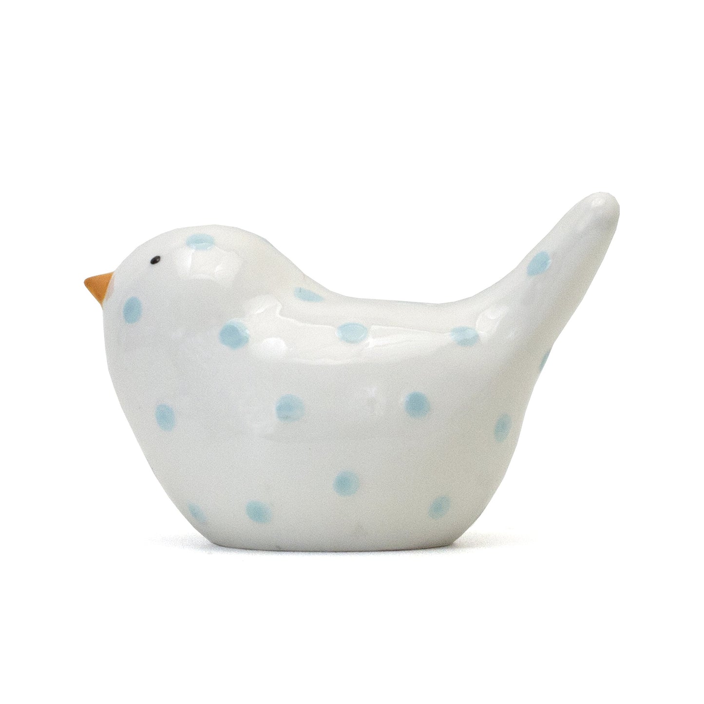 Child To Cherish Ceramic Dotted Birdie Piggy Bank, Blue