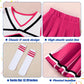 WooHand Cheerleader Costume for Girls  Cheerleading Outfit for Halloween  Birthday Gifts  School Events  Family Dress-Up Games  11-12 Years