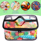 4 Packs Clear Toy Storage Bags- 9.4 X 6.7 X 4.3 Inch Transparent Pvc Toy Organizing Bags With Zipper- Waterproof Toy Storage Org