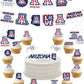 Arizona Wildcats Party Supplies (42 Pieces) University Of Arizona Graduation, Tailgating And Birthday Party Decorations With Ban