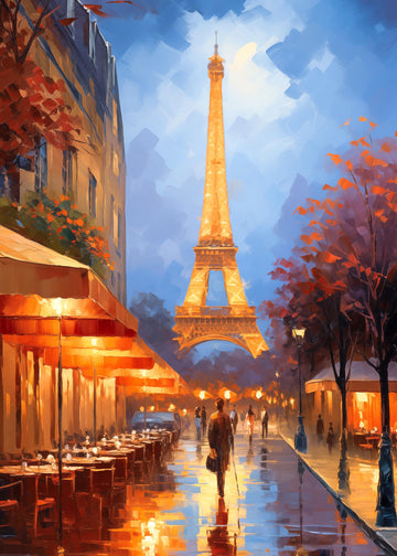 1000 Piece Puzzle Paris Tower Eiffel Tower Puzzles 1000 Pieces Night View Oil Painting Jigsaw Puzzle For Adults Teens Kids