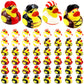 2 Inch Mini Pirate Rubber Ducks Toys Cruise Ducks Cute Yellow Duck Decor Bathtub Pool Toys Pirate Party Favors For Carnival Supplies Baby Shower Birthday Party Favor Gifts(48 Pcs)