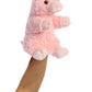 Aurora® Interactive Hand Puppet Pinky The Pig™ Stuffed Animal - Storytelling Adventures - Playful Learning - Pink 11 Inches