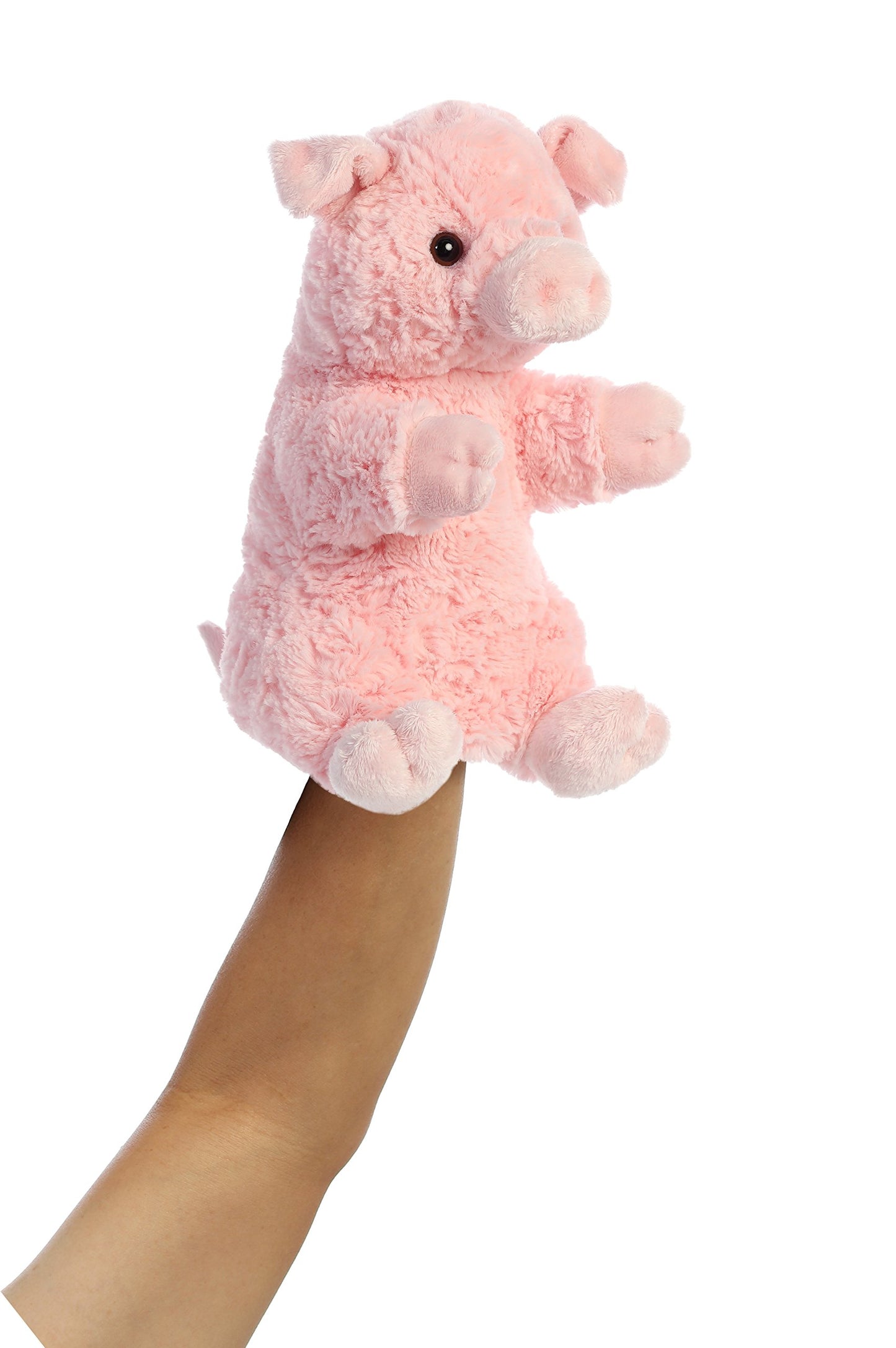 Aurora® Interactive Hand Puppet Pinky The Pig™ Stuffed Animal - Storytelling Adventures - Playful Learning - Pink 11 Inches