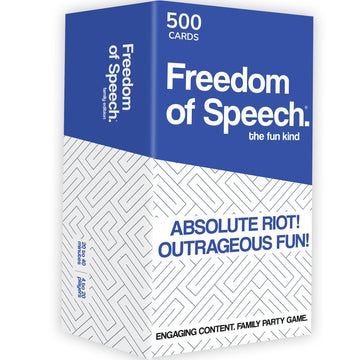 QUOKKA Freedom of Speech Card Board Game - Family Edition - Fast-Paced Party Game, Easy to Play, FOS-FAMILY Model