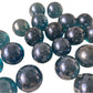 Daayra Unlimited Big Sized Glass Marbles (Steel Blue)