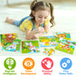 Synarry 6 Pack Wooden Jigsaw Puzzles For Kids Ages 2-5 Years Old, 9 Pieces Toddlers Animal Puzzles, Educational Preschool Learning Toys For Children Boys And Girls, Best Kids Puzzle Toys & Gifts