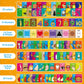 Torlam Toddler Flash Cards Baby Cognitive Flashcards For Kids, Learning Alphabet, Numbers, Shapes & Colors, Animals, First Words, Body Parts, Foods, Preschool Kindergarten Activities Educational Toys