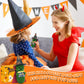 Unique Gifts for Halloween Kids and Teens - Mini Funny Emotional Support Pickle with Magic Hat and Cloak - Cute Knitted Plush Doll Halloween Decoration for Women  Toddlers  mature-themed
