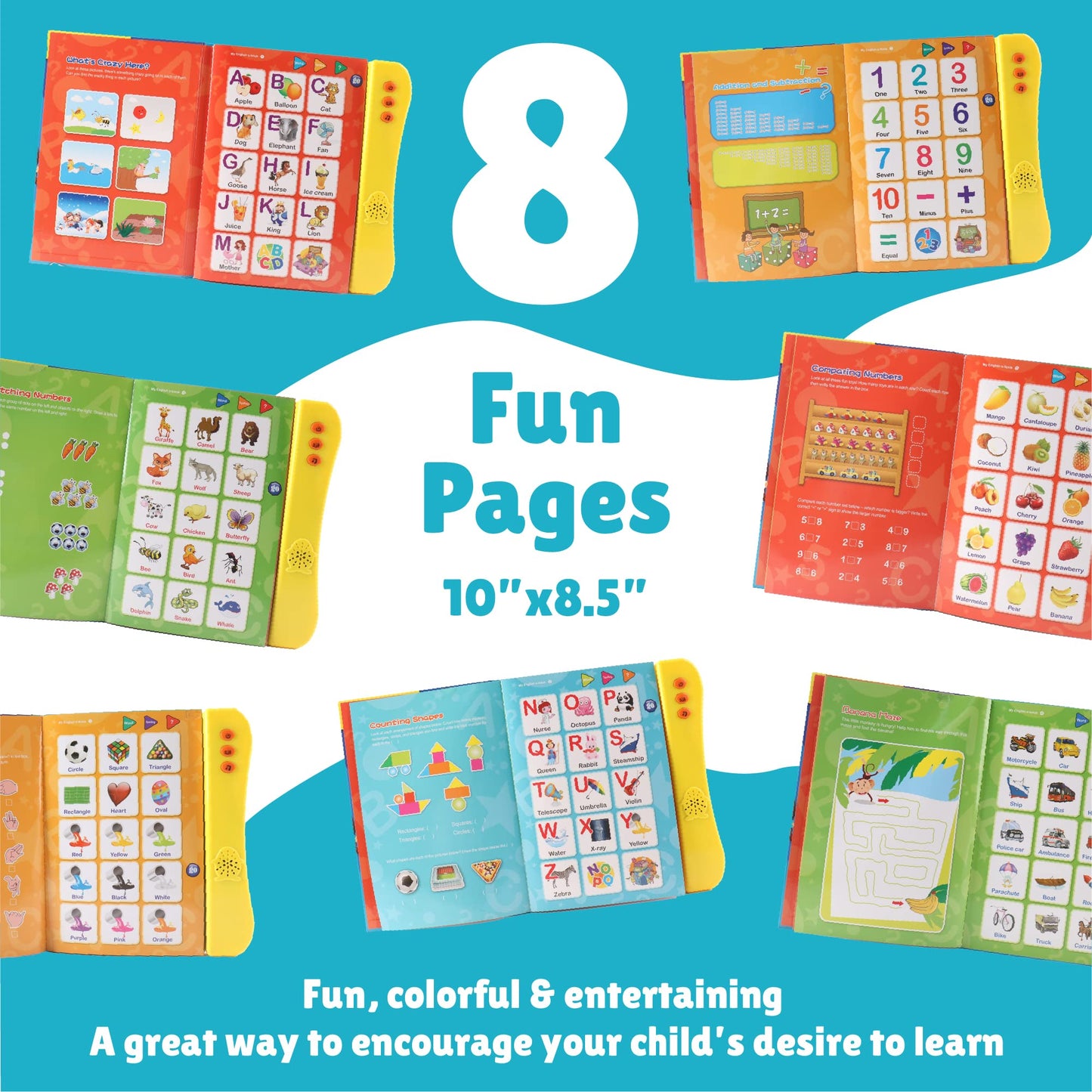 Preschool Learning Activities Book: Educational Toys for Toddlers 1-3, Toddler Learning Toys, Kids Books 3-5 - Ideal Learning To