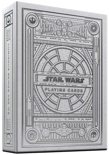 theory11 Star Wars Silver Special Edition - White Light Side enhanced Playing Cards Theme Deck