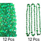 Ysppf 60 Pcs St Patrick'S Day Shamrock Beads Necklaces Green Irish Day Parade Shot Glass Bead Necklaces Party Supplies