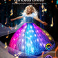 Uporpor Rgb Led Light Up Princess Dress, Interactive Girls Princess Costume Halloween Dress Up Clothes, Syncs With Music, App Re