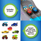 Simplay3 Fast Track Downhill Raceway, Dual Racetrack For Kids Cars For Toddlers, 2 Toy Race Cars Included, Made In Usa