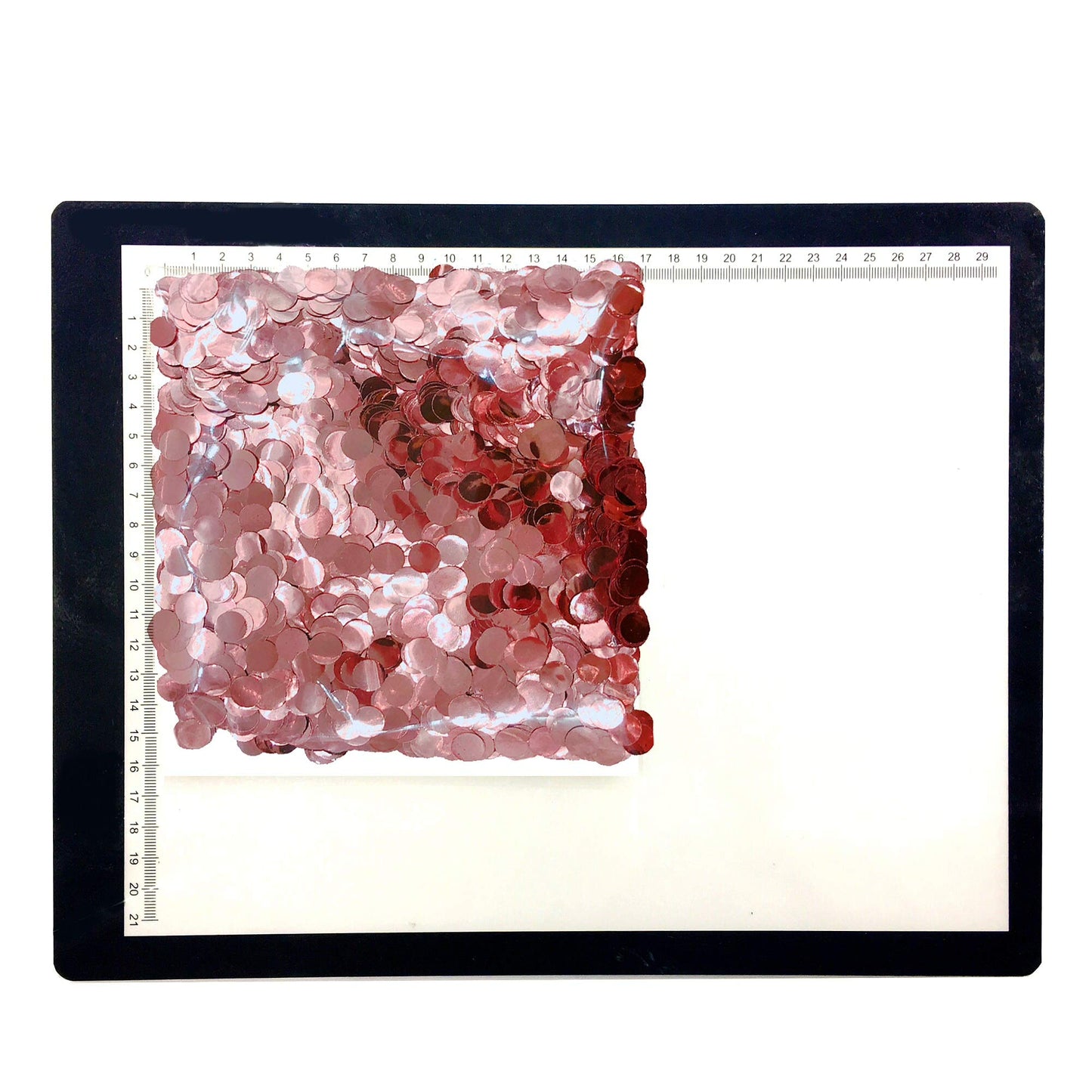 Glitter Rose-Gold Foil Metallic Round Table Confetti Circle Dots Mylar Table Scatter Confetti Wedding Bridal Shower Engagement B