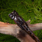 Handicraftviet Hand Carved Owl Wooden Magic Wand  Wizard Wands 15' for mature-themed and Child Great Gift for Halloween  Christmas and Birthday Party (Owl Wand)