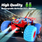 Drefirsa 1:18 Spider Remote Control Car For Boys Age 6-12, 20Mph All Terrian Remote Control Monster Truck With Colorful Bodyligh