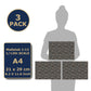 3 Sheets Self-Adhesive Wall Cladding For Dollhouse 1:12 Scale (Cottage 1)