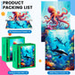 Mjyphdm 2 Pack 1000 Piece Puzzle, Jigsaw Puzzles 1000 Pieces For Adults, 1000 Piece Puzzle For Adults, Killer Whales Puzzles For Adults, Octopus Jigsaw Puzzles For Adults