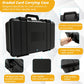 Ouutmee Graded Card Case - Storage Box For 120+ Psa, Csg, Bgs, Sgc Graded Sports Trading Cards With 6 Eva Foam