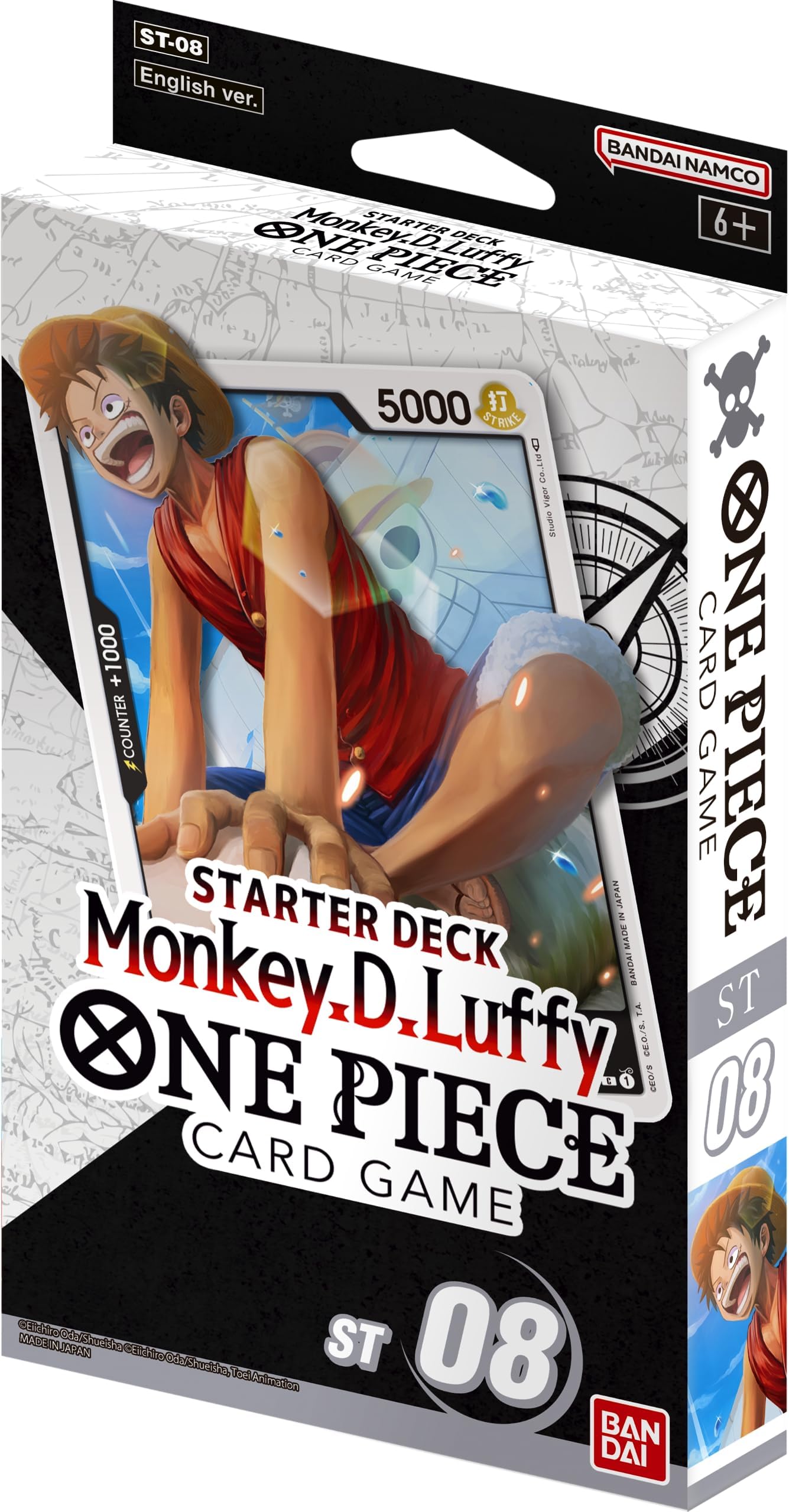 One Piece TCG Monkey D. Luffy Starter Deck - Cardstock, Multicolor, Model 229746