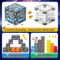 100PCS Magnetic Blocks Building Toys, Gem Cave Adventure Building Craft, Learning Sensory Toys for Boys Girls Age 3-12, Game Gif
