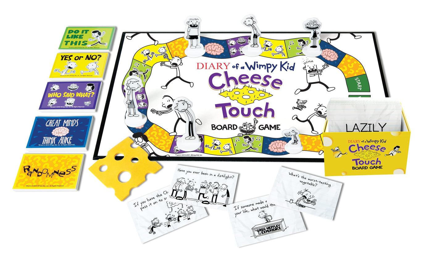 Pressman Diary of a Wimpy Kid Cheese Touch Game - Multi Color, One Size, Cardboard, Model 919418