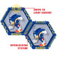 WOW! PODS Sonic The Hedgehog Light-Up Bobble-Head Figure, Blue, 1 Pack, Official Sega Merchandise for Ages 5+