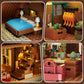 Insoon Wood Cabin Building Set With Led Light, 2570 Pcs Wooden Forest House Mini Building Block Toy With Waterwheel Pond Animals, Big House Construction Model For Adults Teens Kids Boys Girls 10-12+