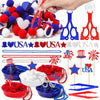 Zhowhoho 154 Pcs Summer Ice Cream Sensory Bin Filler Ice Cream Sensory Bin Items Fine Motor Toys Counting Sorting 100 Pom Pom 6