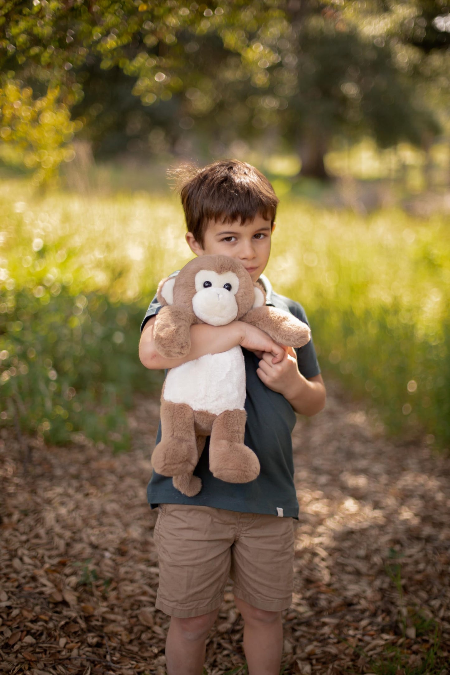 Worlds Softest Plush MoMo Monkey, Lushee, Large, 16 Stuffed Animal for Baby, Toddler, Kids, Adults - Soft, Huggable Stuffed Mon