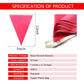 Tsmd Solid Rose Pink Pennant Banners Flags String Diy Bunting Flags,Party Decorations For Grand Opening,Kids Birthday,Party Even