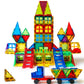 Magblock Magnetic Tiles Kids Toys, 120Pcs 3D Magnets Building Blocks Set Construction Educational Stem Toys, Magnet Tiles For Kids Stacking Blocks Learning Gifts For Toddlers Boys Girls