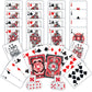 Masterpieces Officially Licensed NCAA Nebraska Cornhuskers 2-Pack Playing Cards & Dice Set for mature-themeds