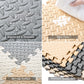 Tamiplay Foam Floor Mats For Kids, 12 X 12 Inch 16 Tiles 0.4' Thickness Foam Play Mat, Non-Toxic Square Interlocking Floor Mats Rubber Baby Play Mat For Toddlers(White/Beige/Gray)