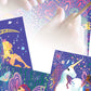 BOX CANDIY Totally Magical Forest Fairies and Unicorns Scratch Art Set in Keepsake Box