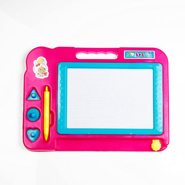 Aditi Toys Magnetic Slate, Magnetic Board For Learning Writing And Drawing, Magnetic Pen And Stamps, Magnetic Slate Easy To Use 