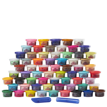 Play-Doh Ultimate Color Collection 65-Pack Of Modeling Compound, Non-Toxic, 1-Ounce Fun Size Cans, Includes Sapphire, Sparkle, C