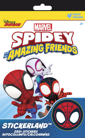 Spidey and his Amazing Friends - STICKERLAND 4 Page PAD Stickerland Pad - 4 Pages