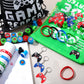 Aoriher 60 Pieces Video Game Party Favors Gifts Set Includes 20 Video Game Bracelets Wristbands 24 Stampers and 16 Handle Keycha