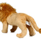 Ice King Bear Lion Stuffed Animal, Lifelike Plush Toy, 12 Inches Length