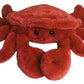 Aurora Mini Flopsie Crab Stuffed Animal - 8 Inch Red Polyester Plush - Model 31317