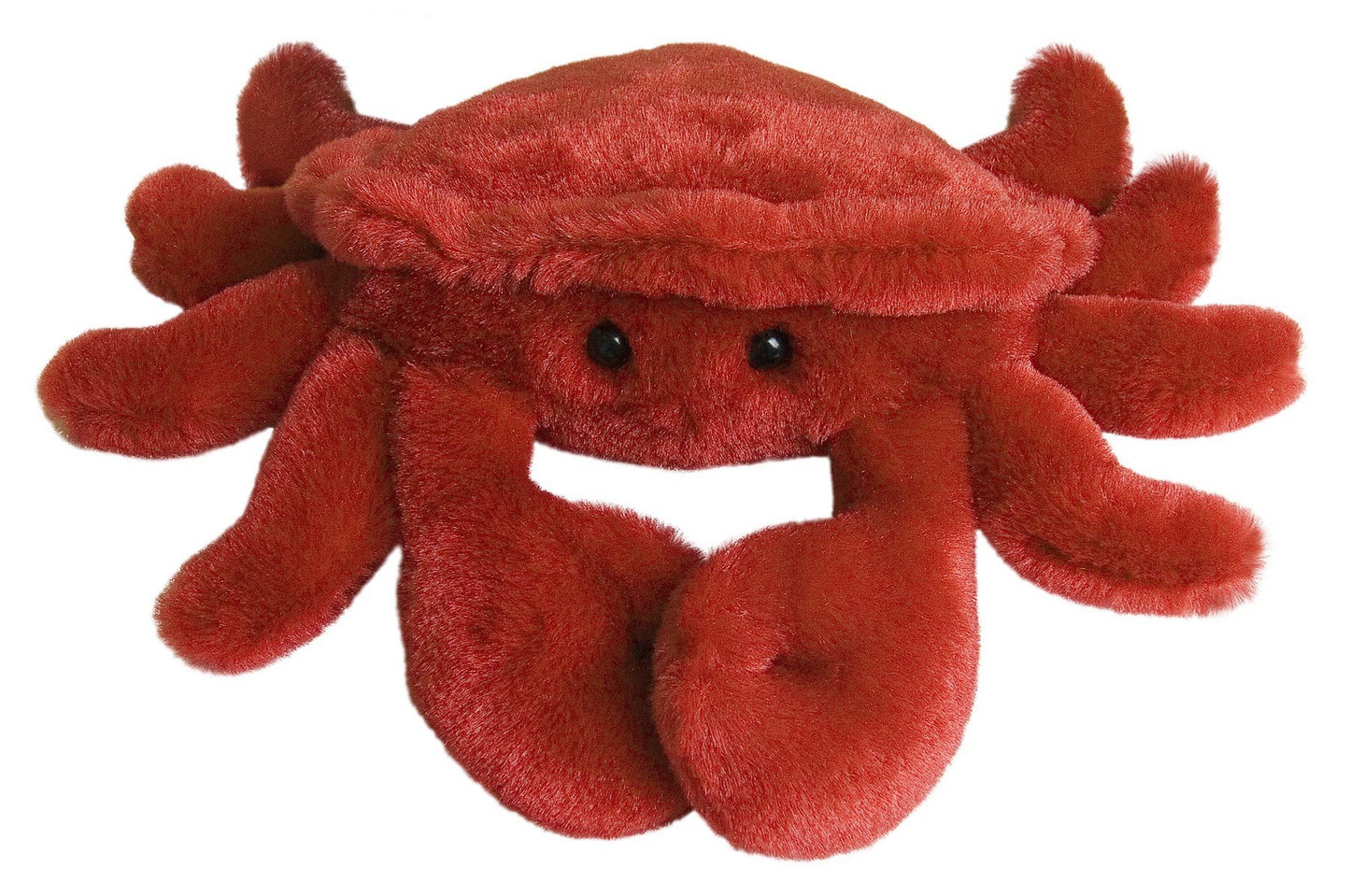 Aurora Mini Flopsie Crab Stuffed Animal - 8 Inch Red Polyester Plush - Model 31317