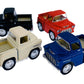 KiNSMART 1955 Chevy Stepside Pick-Up 2 Inch Pullback Action Trucks SetOf4
