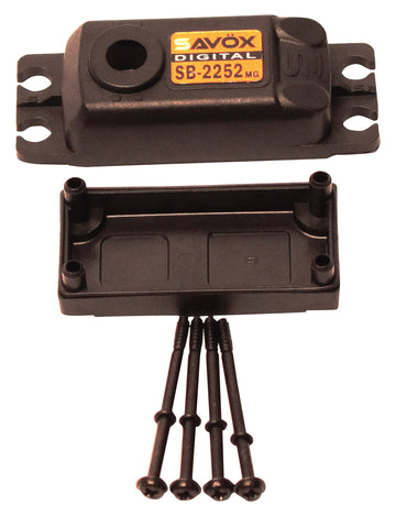 Savox SB2252MG Top & Bottom Servo Case with 4 Screws