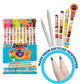 Scentco Smencils Gourmet Scented Graphite HB #2 Pencils, 10 Count, Made from Recycled Newspapers, Original Color