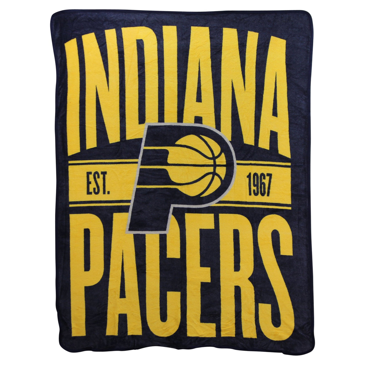 The Northwest Company NBA Indiana Pacers Micro Raschel Throw Blanket, 46 x 60, Clear Out
