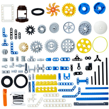 Maiwaput 330Pcs Building Kit, 12 In 1 Stem Toys With Electric Power Motor For Kids, Diy Erector Set For Boys Girls, Technic Buil