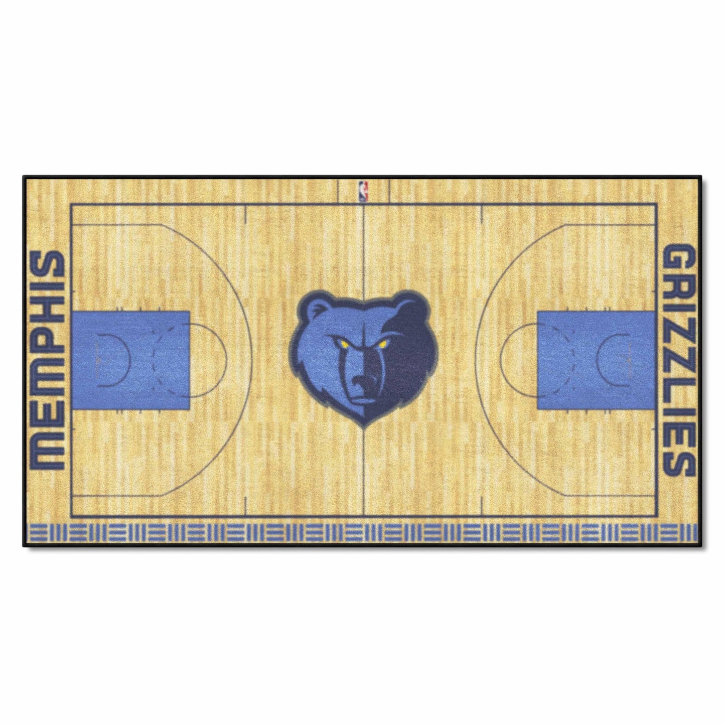 FANMATS NBA Memphis Grizzlies Nylon Face NBA Court Runner-Large , 29.5x54